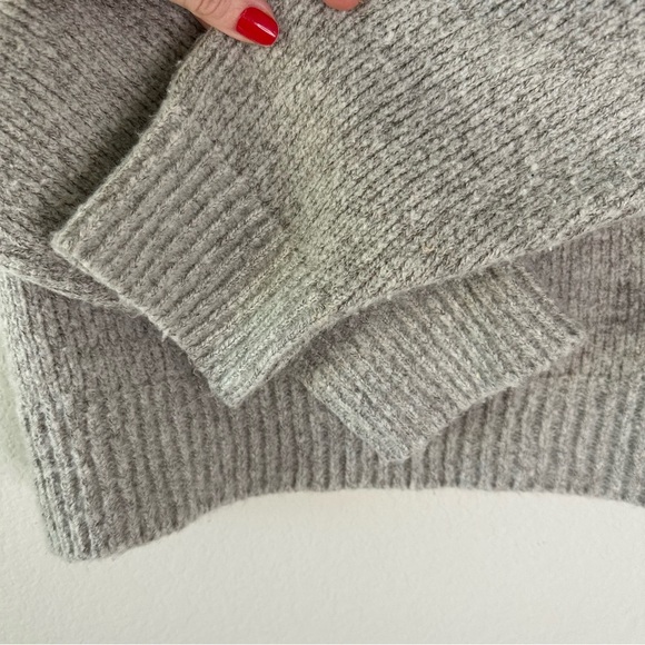 ANINE BING KENDRICK SWEATER UNIVERSITY NYC HEATHER GREY SZ XS - Picture 6 of 9